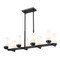 Z-Lite Danica 8 Light Linear Chandelier, 12in. W x 12.25in. H, Matte Black 3044-8L-MB - alternate 2